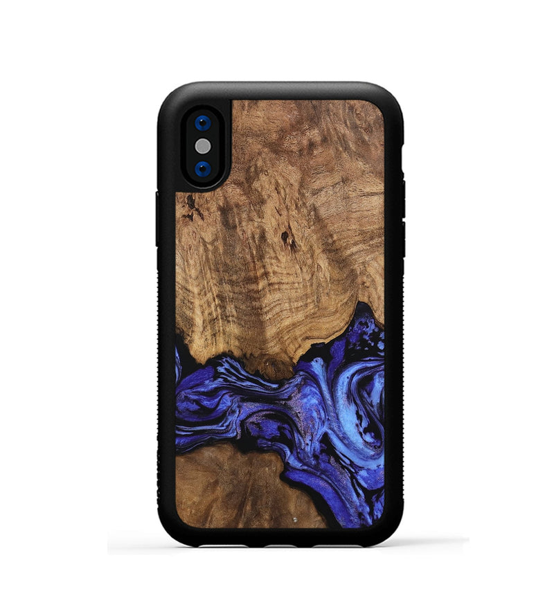 iPhone Xs Wood Phone Case - Rollie (Purple, 746350)