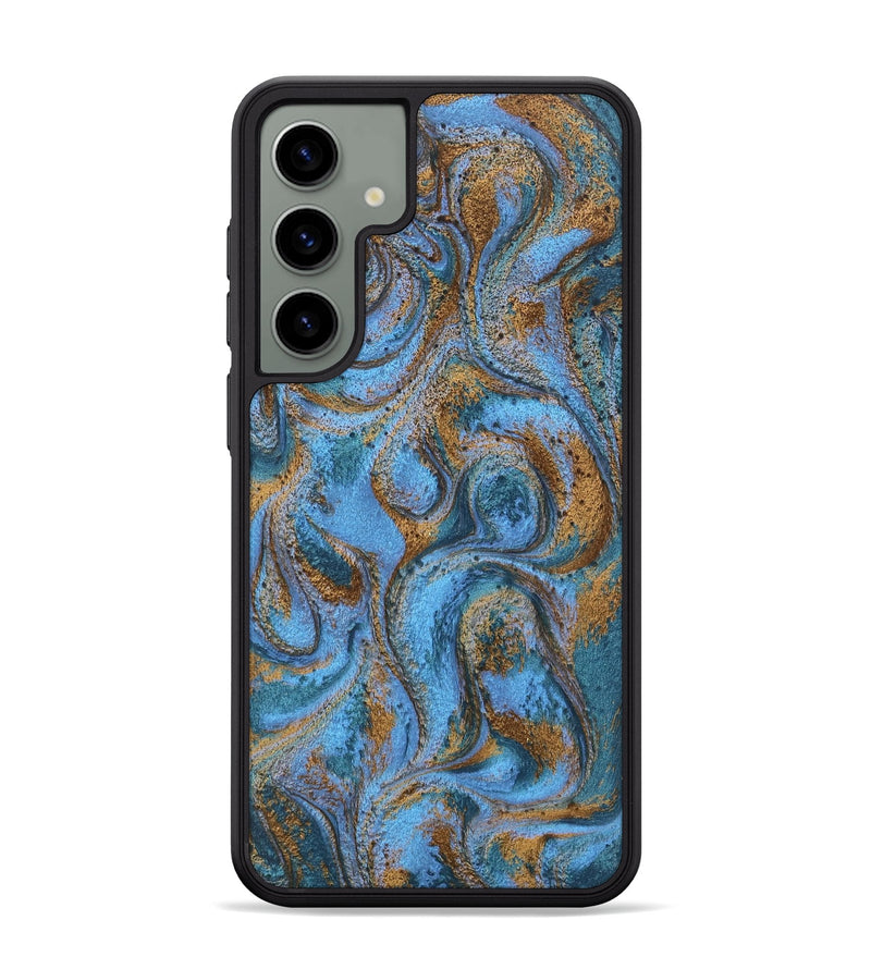 Galaxy S24 Plus ResinArt Phone Case - Azrael (Teal & Gold, 746351)