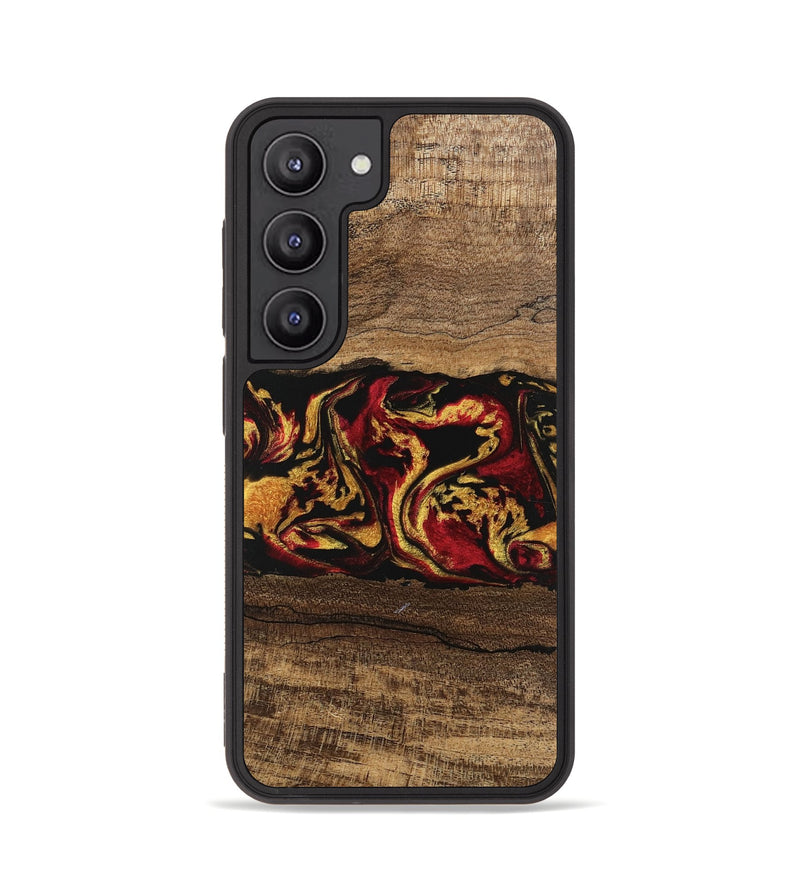 Galaxy S23 Wood Phone Case - Keenan (Red, 746352)