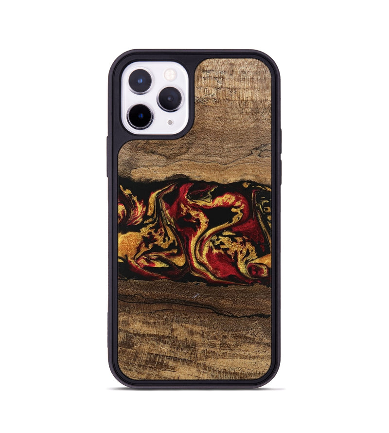 iPhone 11 Pro Wood Phone Case - Keenan (Red, 746352)