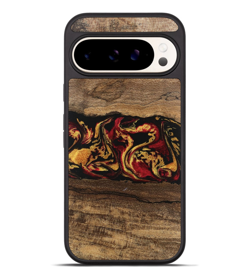 Pixel 9 Pro XL Wood Phone Case - Keenan (Red, 746352)