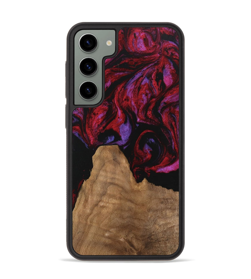 Galaxy S23 Plus Wood Phone Case - Octavio (Red, 746353)