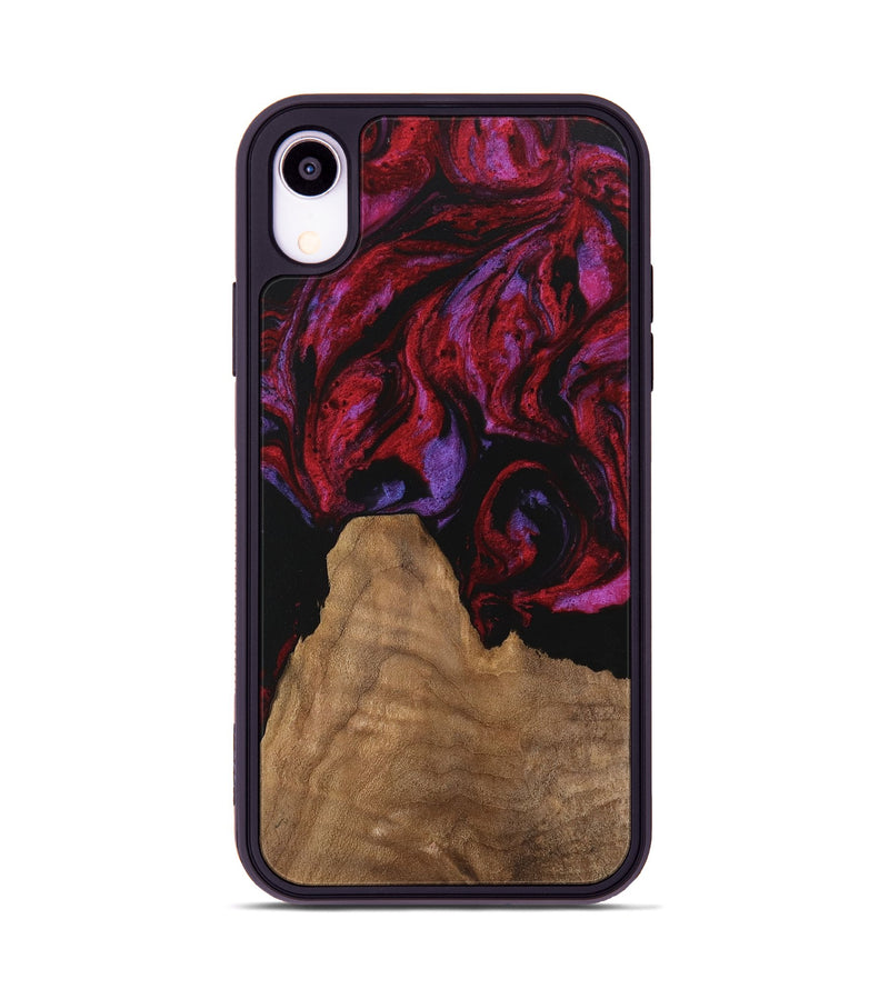 iPhone Xr Wood Phone Case - Octavio (Red, 746353)