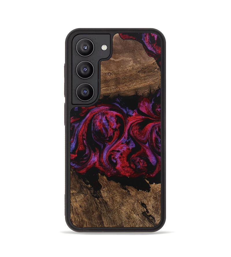 Galaxy S23 Wood Phone Case - Aileen (Red, 746354)