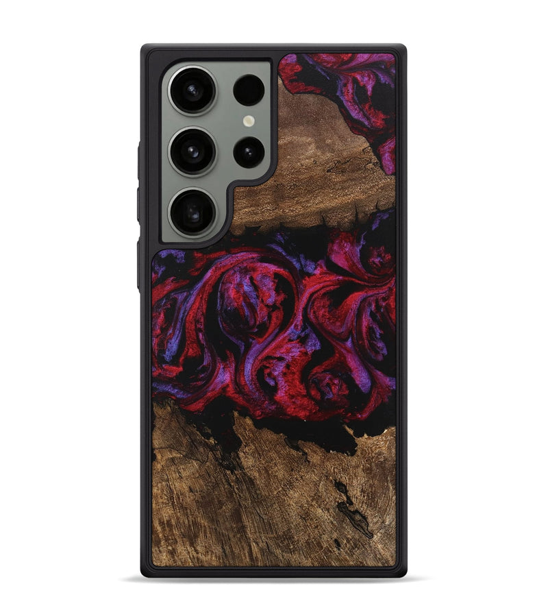 Galaxy S24 Ultra Wood Phone Case - Aileen (Red, 746354)