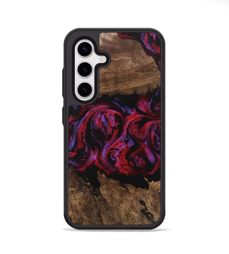 Galaxy S25 Wood Phone Case - Aileen (Red, 746354)