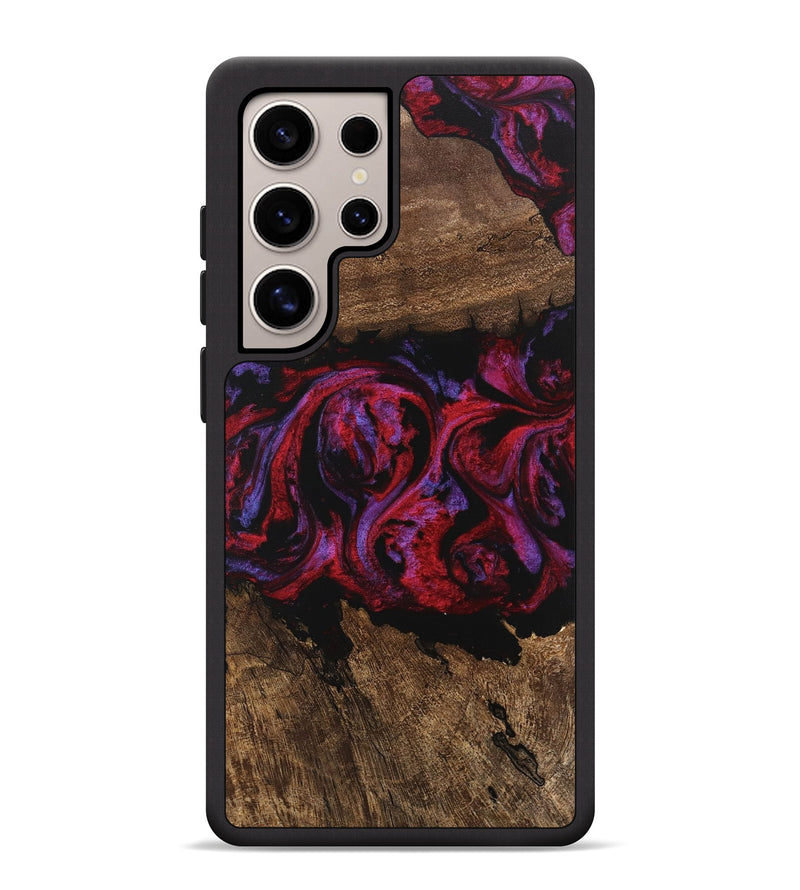 Galaxy S25 Ultra Wood Phone Case - Aileen (Red, 746354)