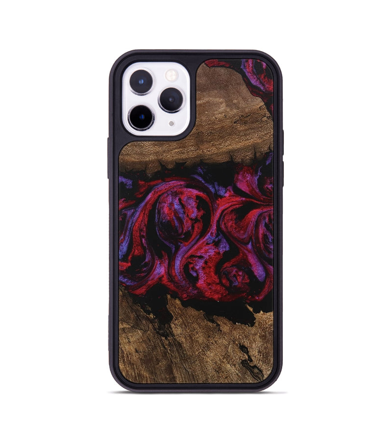 iPhone 11 Pro Wood Phone Case - Aileen (Red, 746354)