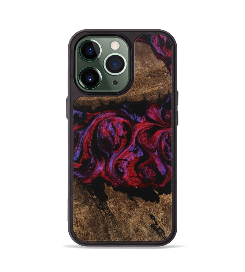 iPhone 13 Pro Wood Phone Case - Aileen (Red, 746354)