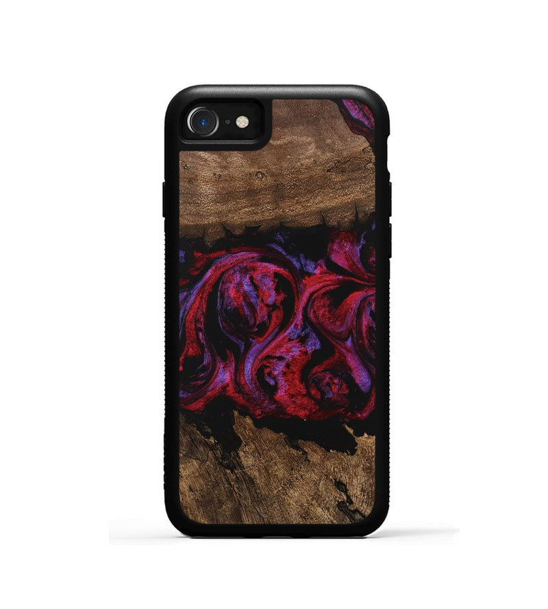 iPhone SE Wood Phone Case - Aileen (Red, 746354)