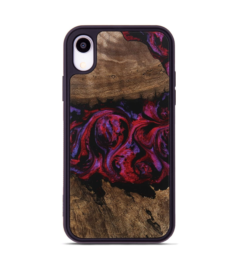 iPhone Xr Wood Phone Case - Aileen (Red, 746354)