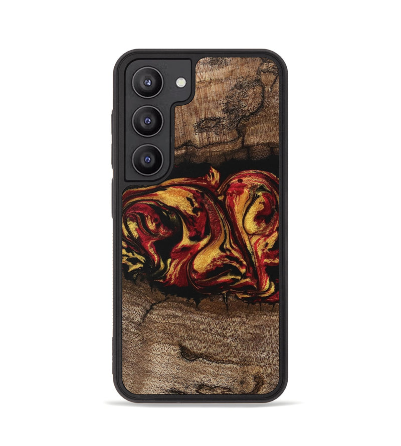 Galaxy S23 Wood Phone Case - Jaleel (Red, 746356)