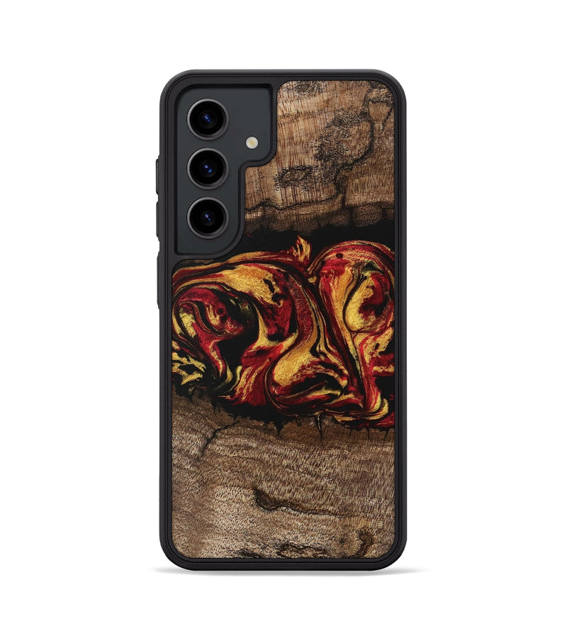 Galaxy S24 Wood Phone Case - Jaleel (Red, 746356)