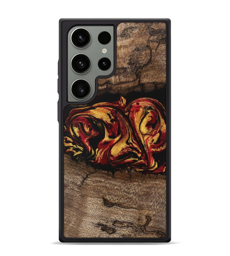 Galaxy S24 Ultra Wood Phone Case - Jaleel (Red, 746356)