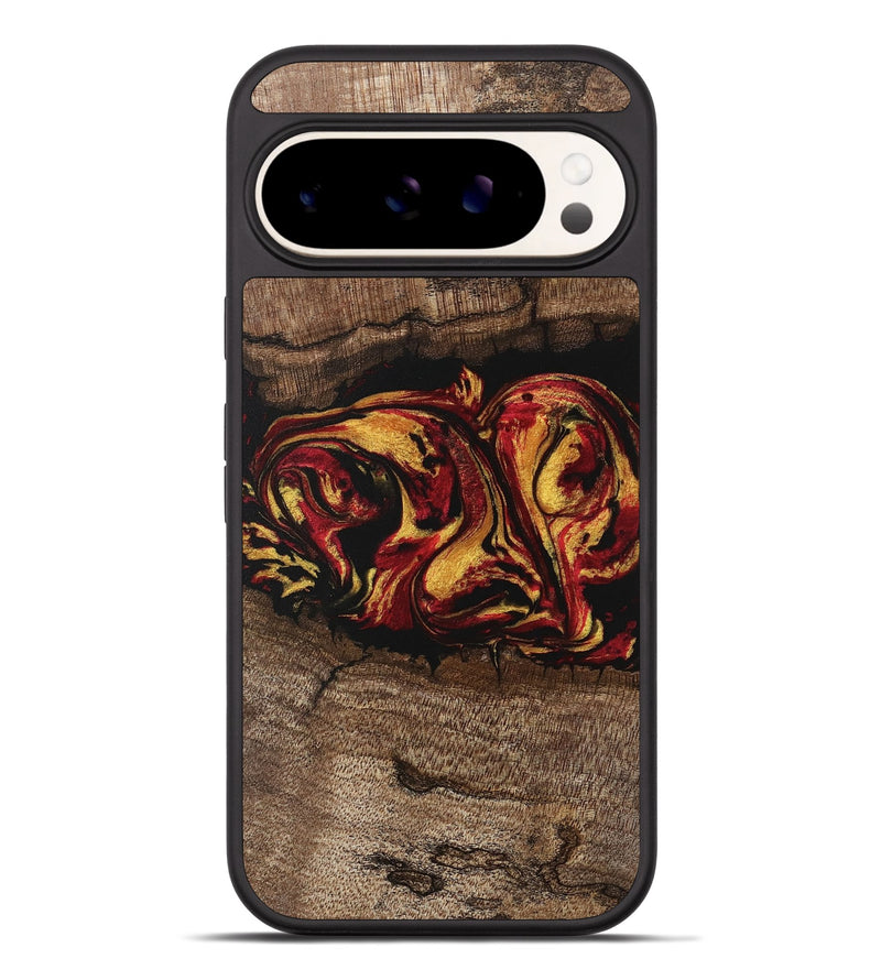 Pixel 9 Pro XL Wood Phone Case - Jaleel (Red, 746356)