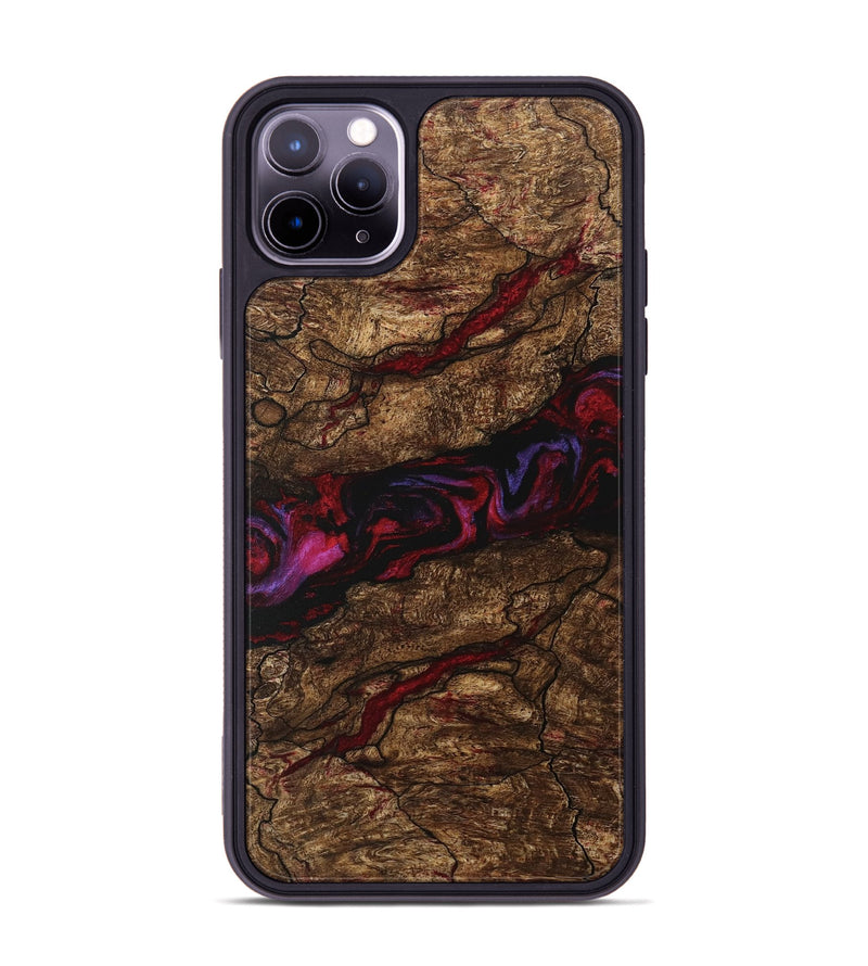 iPhone 11 Pro Max Wood Phone Case - Willow (Red, 746357)