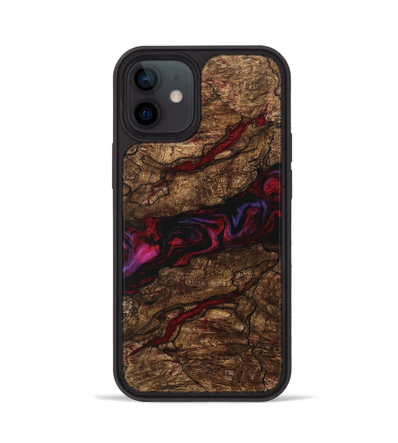 iPhone 12 Wood Phone Case - Willow (Red, 746357)