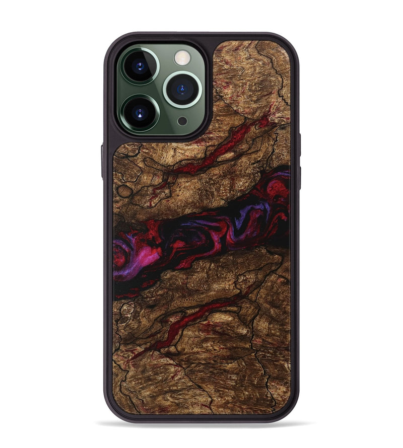 iPhone 13 Pro Max Wood Phone Case - Willow (Red, 746357)