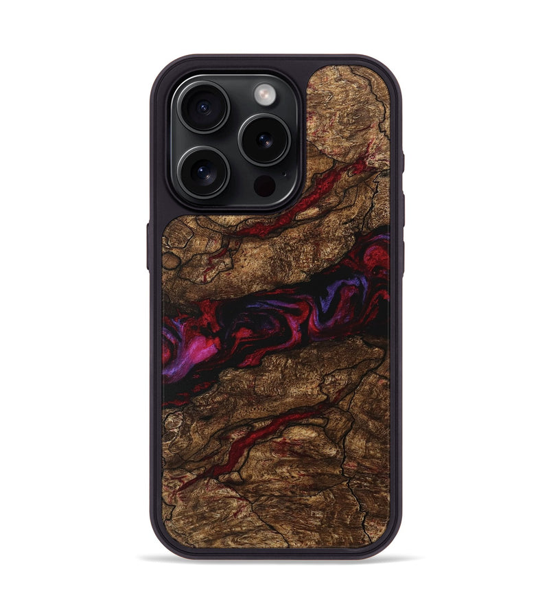 iPhone 15 Pro Wood Phone Case - Willow (Red, 746357)