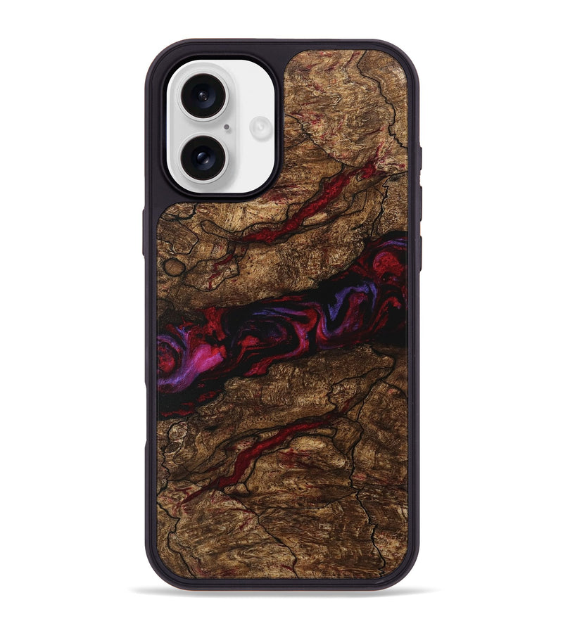 iPhone 16 Plus Wood Phone Case - Willow (Red, 746357)