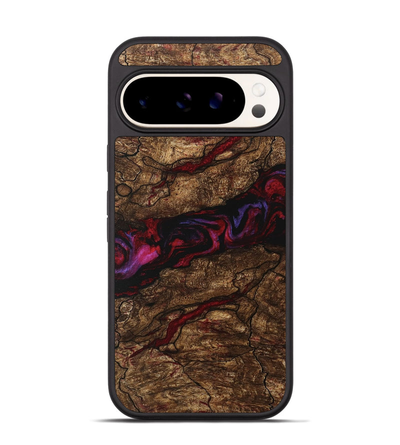 Pixel 9 Pro Wood Phone Case - Willow (Red, 746357)