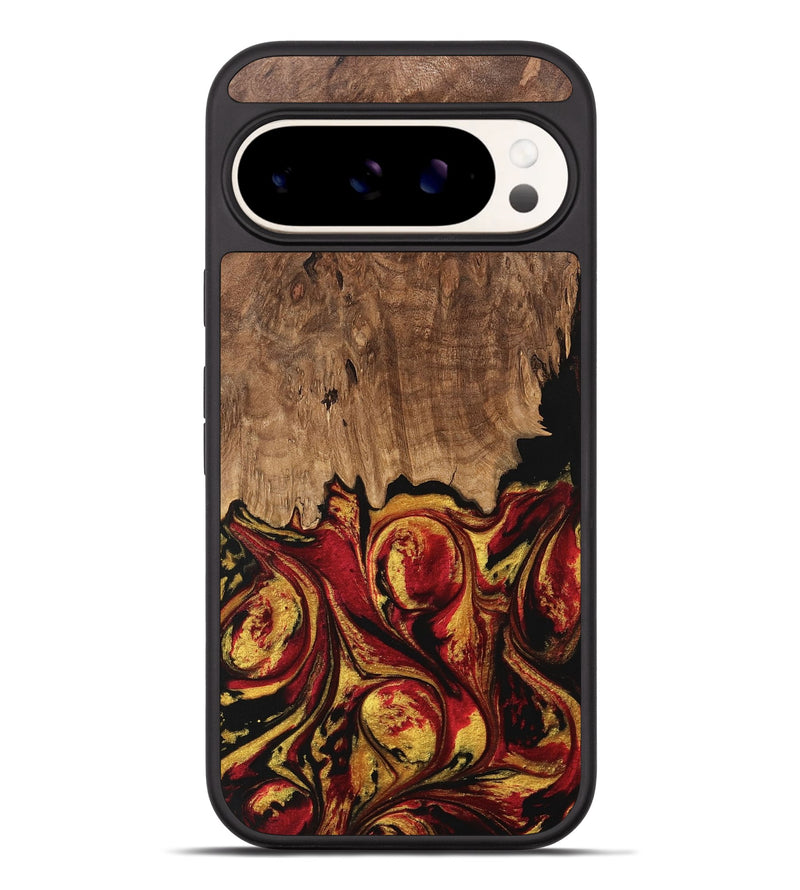 Pixel 9 Pro XL Wood Phone Case - Jesica (Red, 746358)