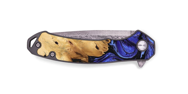 EDC Wood Pocket Knife - Callie (Blue, 746360)