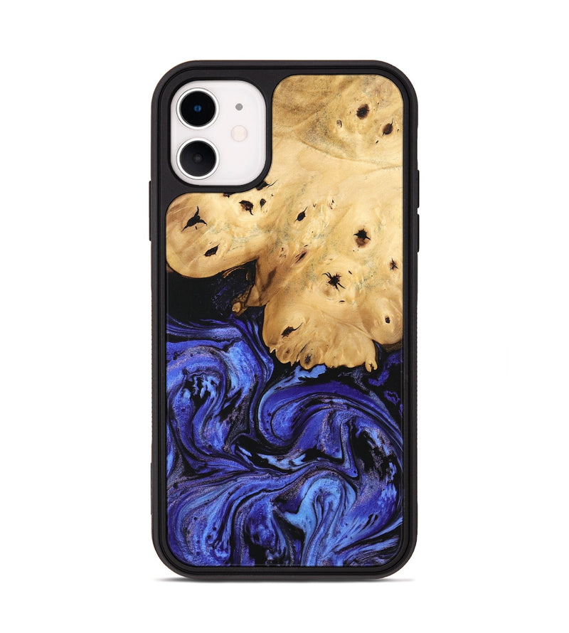 iPhone 11 Wood Phone Case - Callie (Blue, 746360)