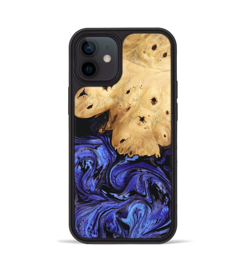 iPhone 12 Wood Phone Case - Callie (Blue, 746360)