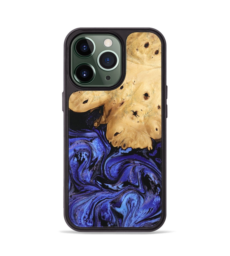 iPhone 13 Pro Wood Phone Case - Callie (Blue, 746360)