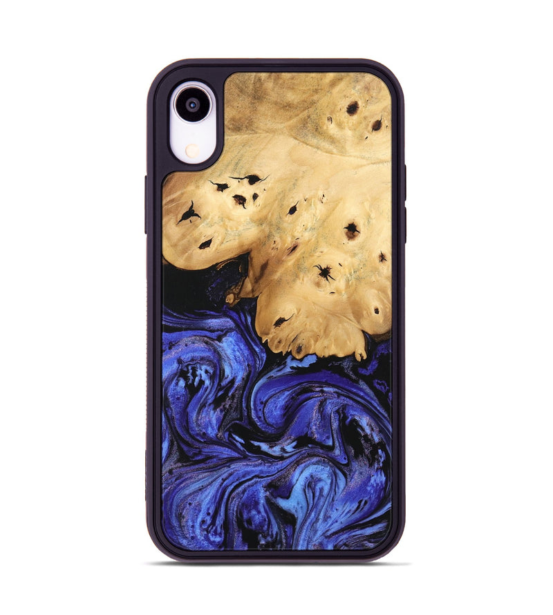 iPhone Xr Wood Phone Case - Callie (Blue, 746360)