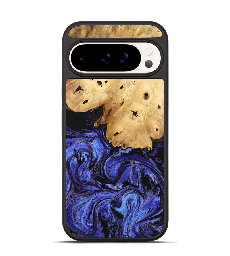 Pixel 9 Pro Wood Phone Case - Callie (Blue, 746360)