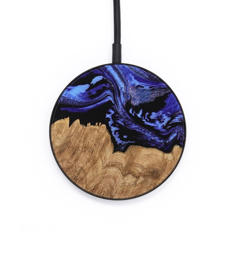 Circle Wood Wireless Charger - Konner (Purple, 746361)