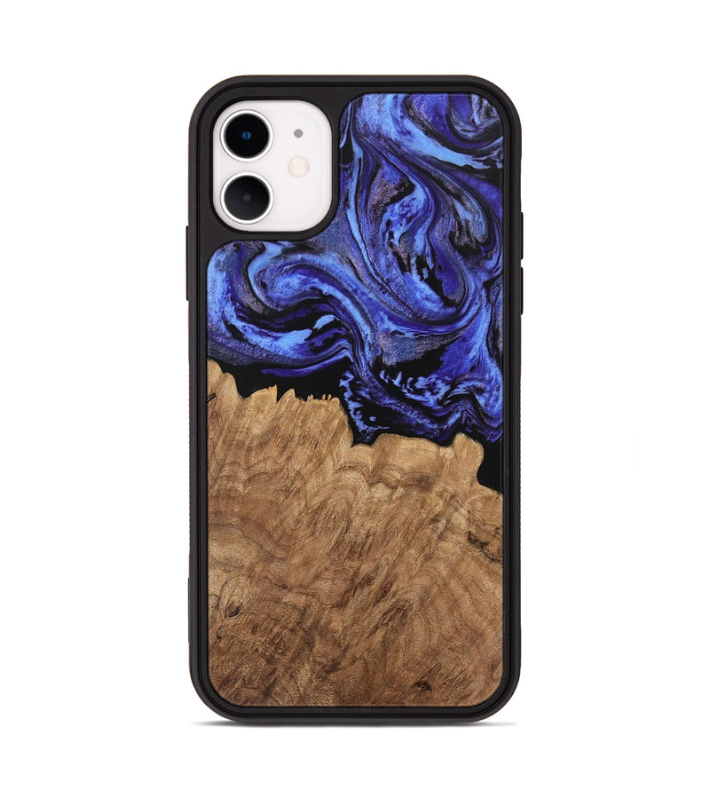 iPhone 11 Wood Phone Case - Konner (Purple, 746361)