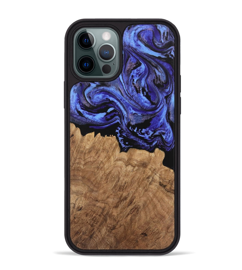 iPhone 12 Pro Max Wood Phone Case - Konner (Purple, 746361)