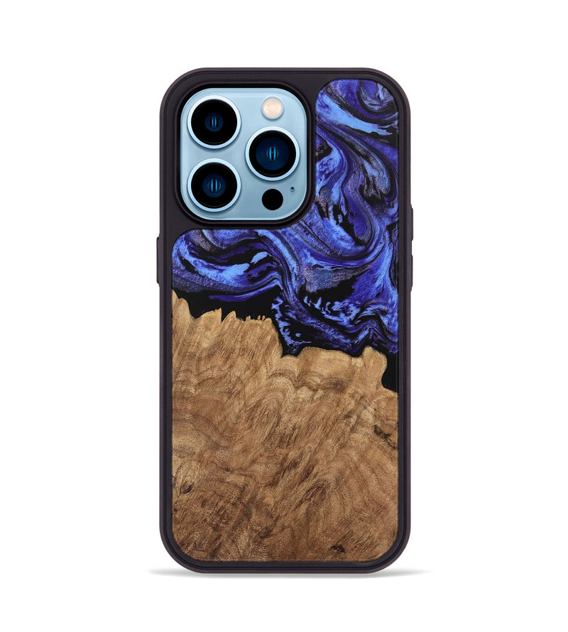 iPhone 14 Pro Wood Phone Case - Konner (Purple, 746361)