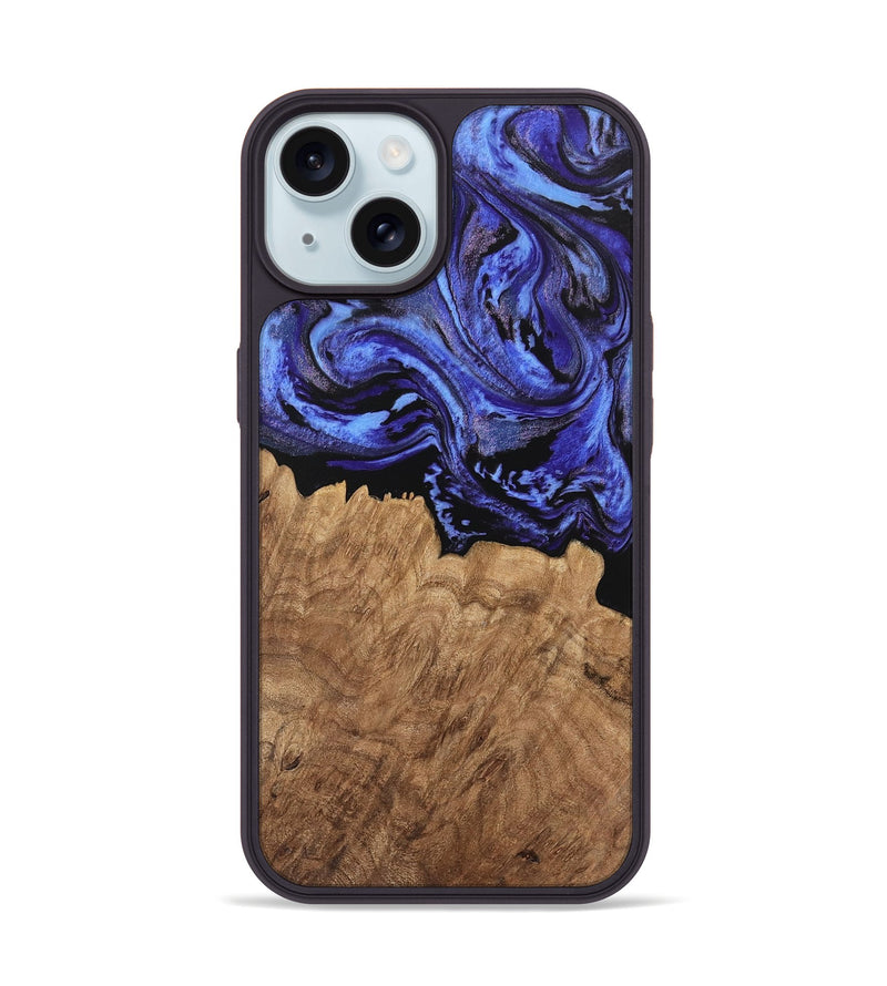 iPhone 15 Wood Phone Case - Konner (Purple, 746361)