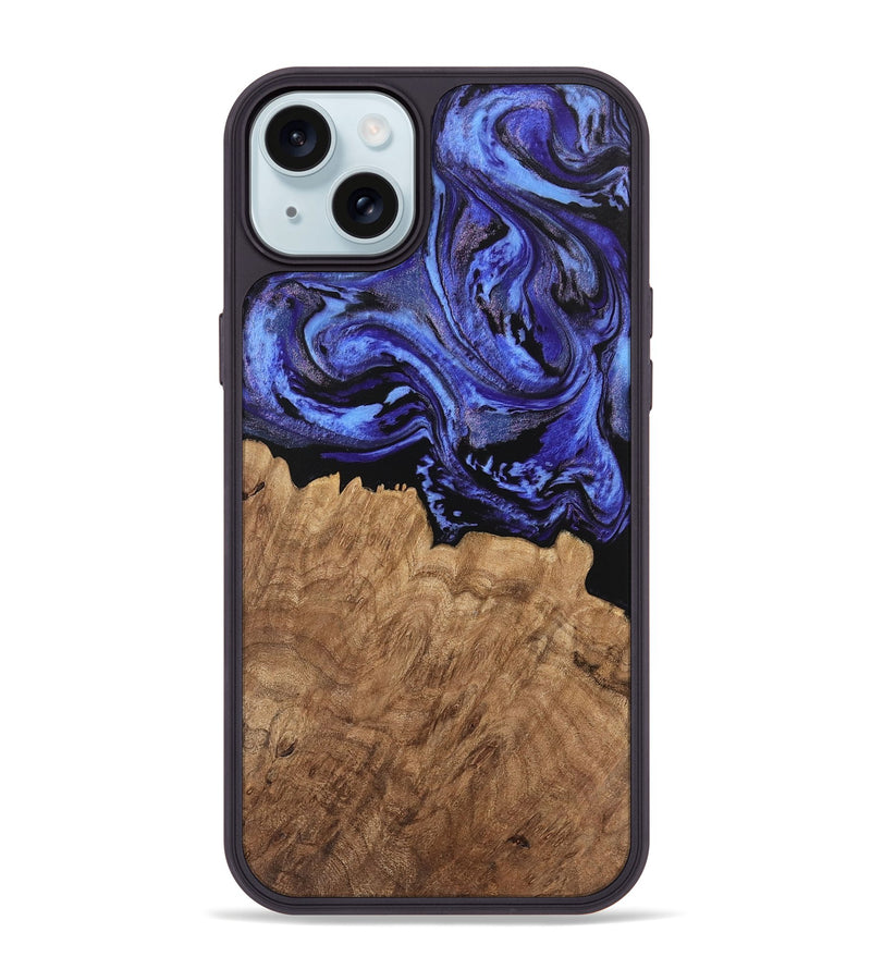 iPhone 15 Plus Wood Phone Case - Konner (Purple, 746361)