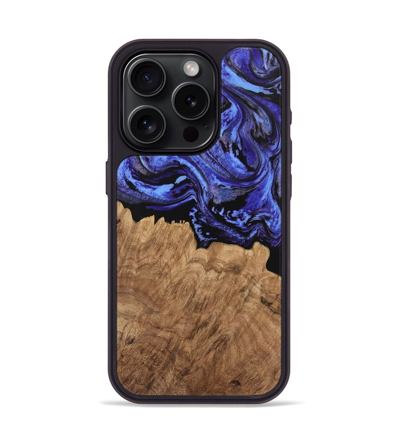 iPhone 15 Pro Wood Phone Case - Konner (Purple, 746361)