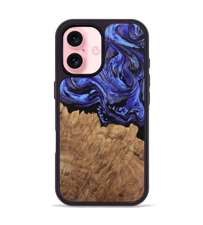 iPhone 16 Wood Phone Case - Konner (Purple, 746361)