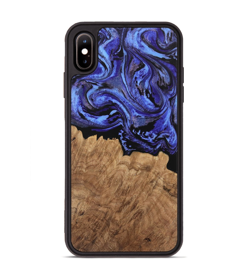 iPhone Xs Max Wood Phone Case - Konner (Purple, 746361)