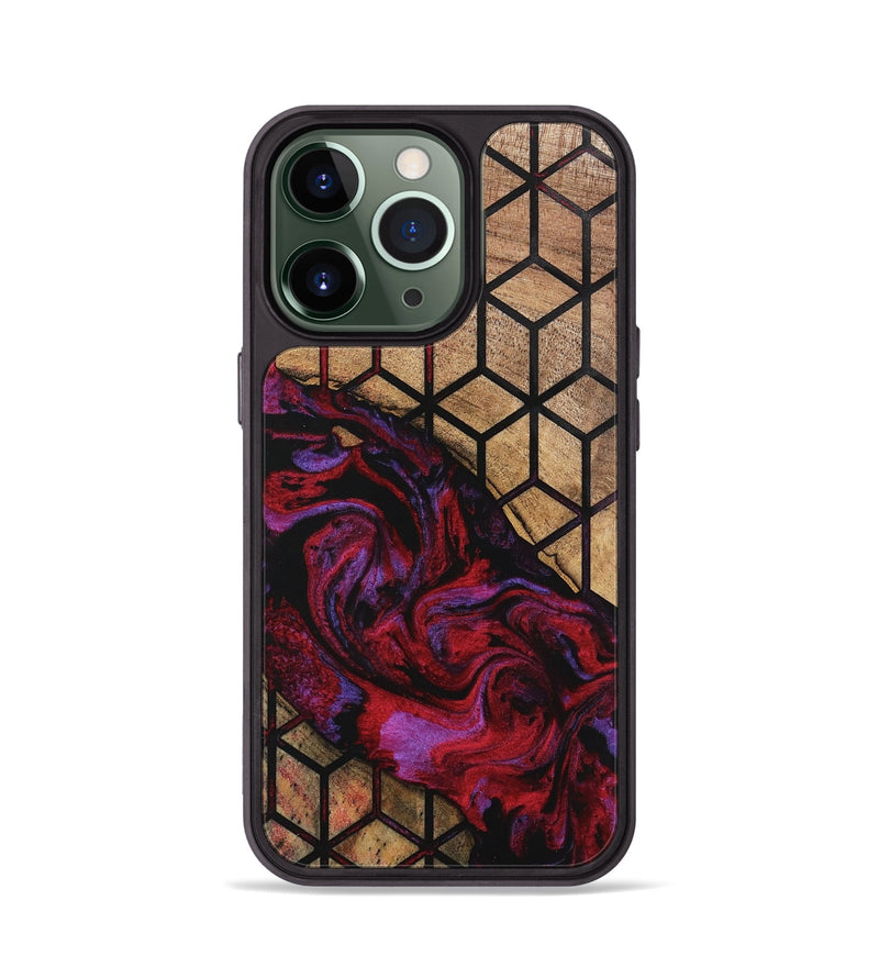 iPhone 13 Pro Wood Phone Case - Emberly (Pattern, 746363)