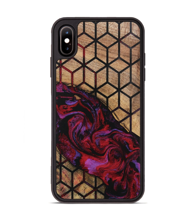 iPhone Xs Max Wood Phone Case - Emberly (Pattern, 746363)