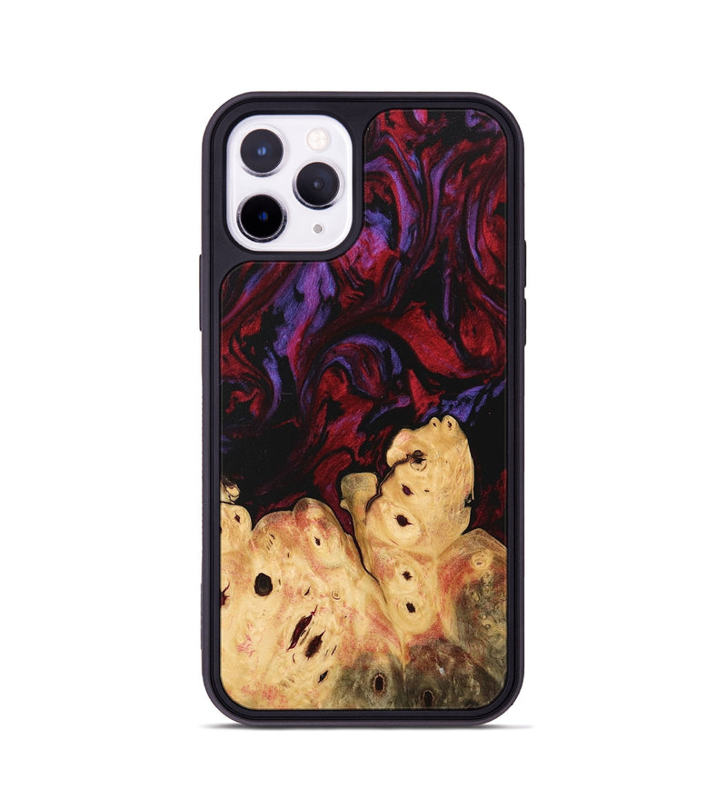 iPhone 11 Pro Wood Phone Case - Jacklyn (Red, 746364)