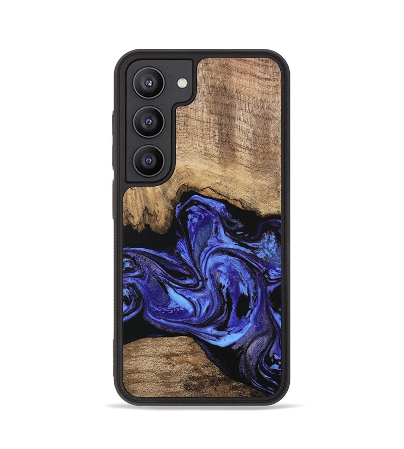 Galaxy S23 Wood Phone Case - Neriah (Blue, 746365)