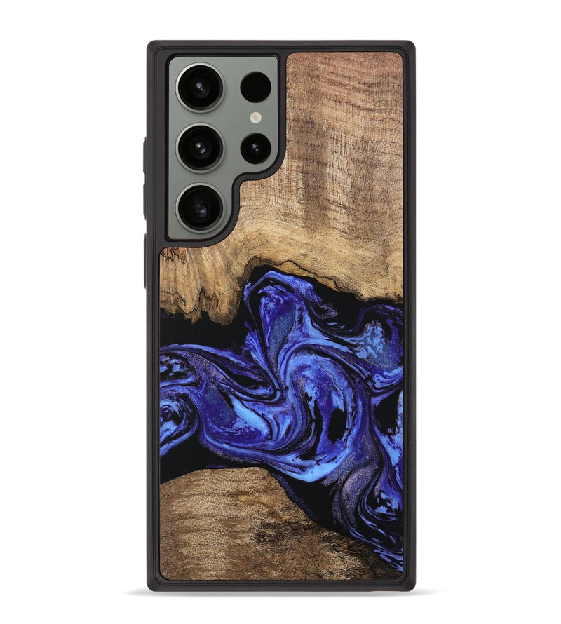 Galaxy S23 Ultra Wood Phone Case - Neriah (Blue, 746365)