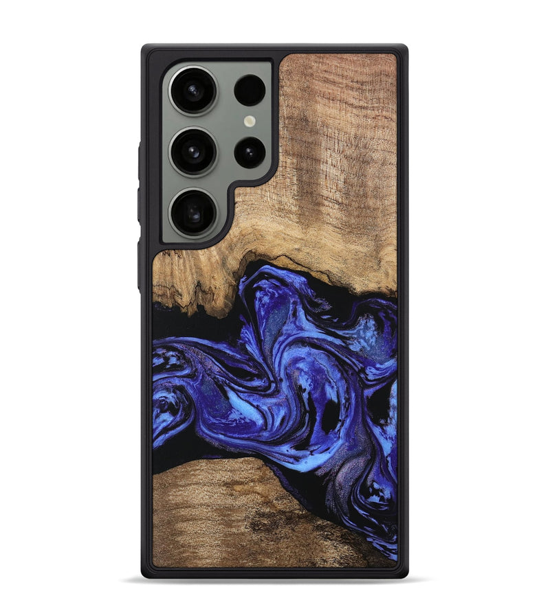 Galaxy S24 Ultra Wood Phone Case - Neriah (Blue, 746365)