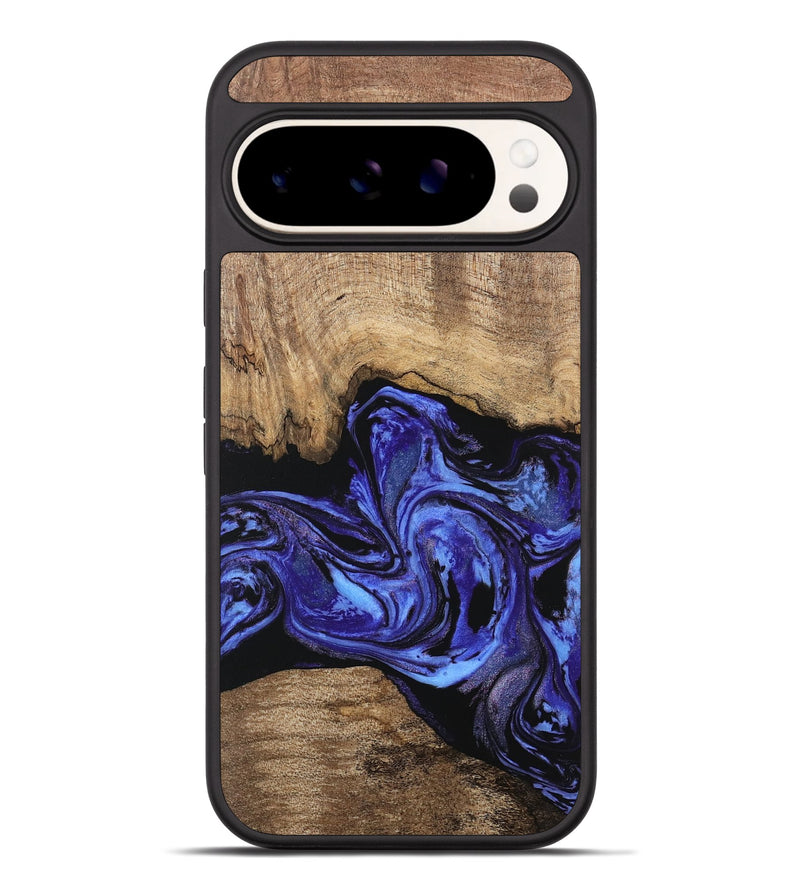 Pixel 9 Pro XL Wood Phone Case - Neriah (Blue, 746365)