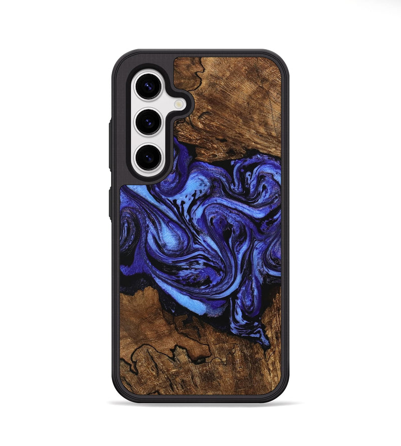 Galaxy S25 Wood Phone Case - Anton (Purple, 746367)