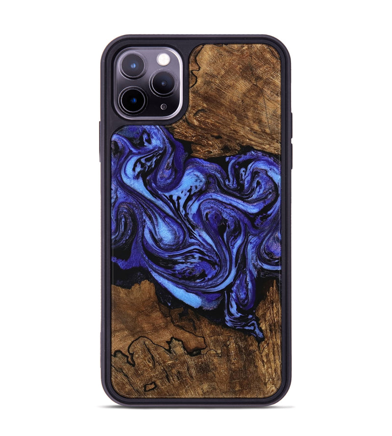 iPhone 11 Pro Max Wood Phone Case - Anton (Purple, 746367)